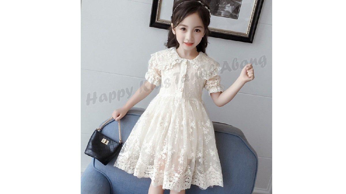 Dress Putih untuk Anak Perempuan Berkualitas