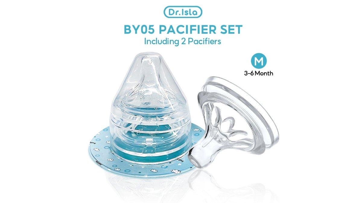  Dr.isla Dot Bayi 2PCS Bayi Baru Lahir Soft Teat For Natural Wide Neck 