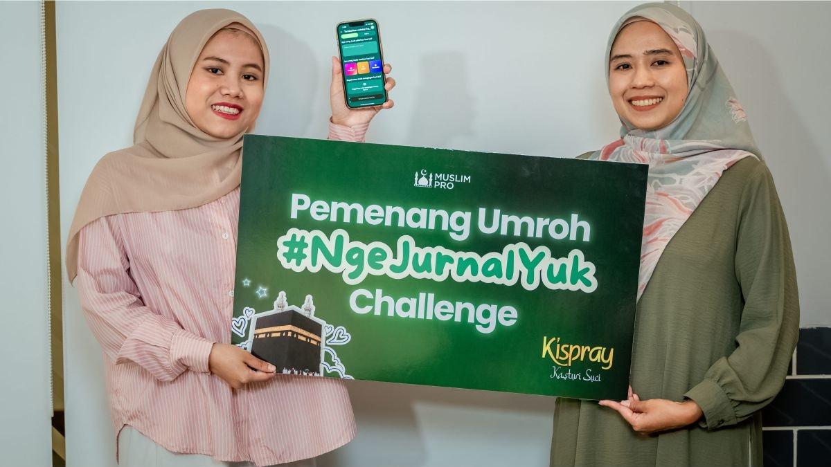 Dua pemenang Umrah Muslim Pro dan Kispray Kasturi