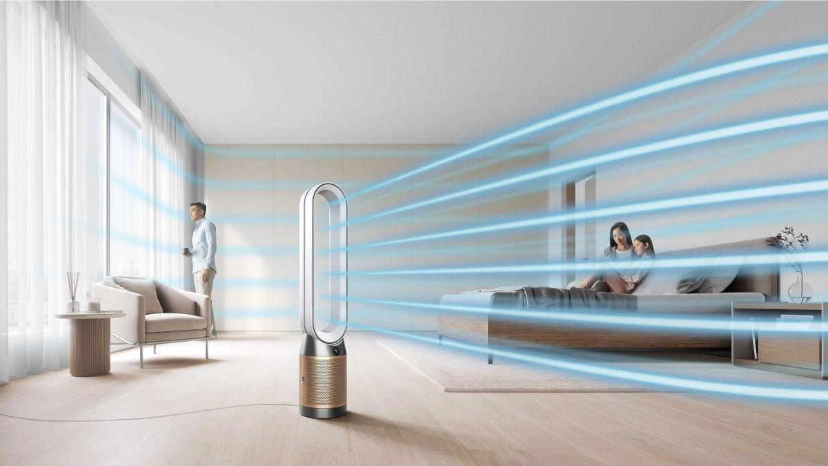 Ilustrasi pemakaian Dyson Purifier Cool Formaldehyde