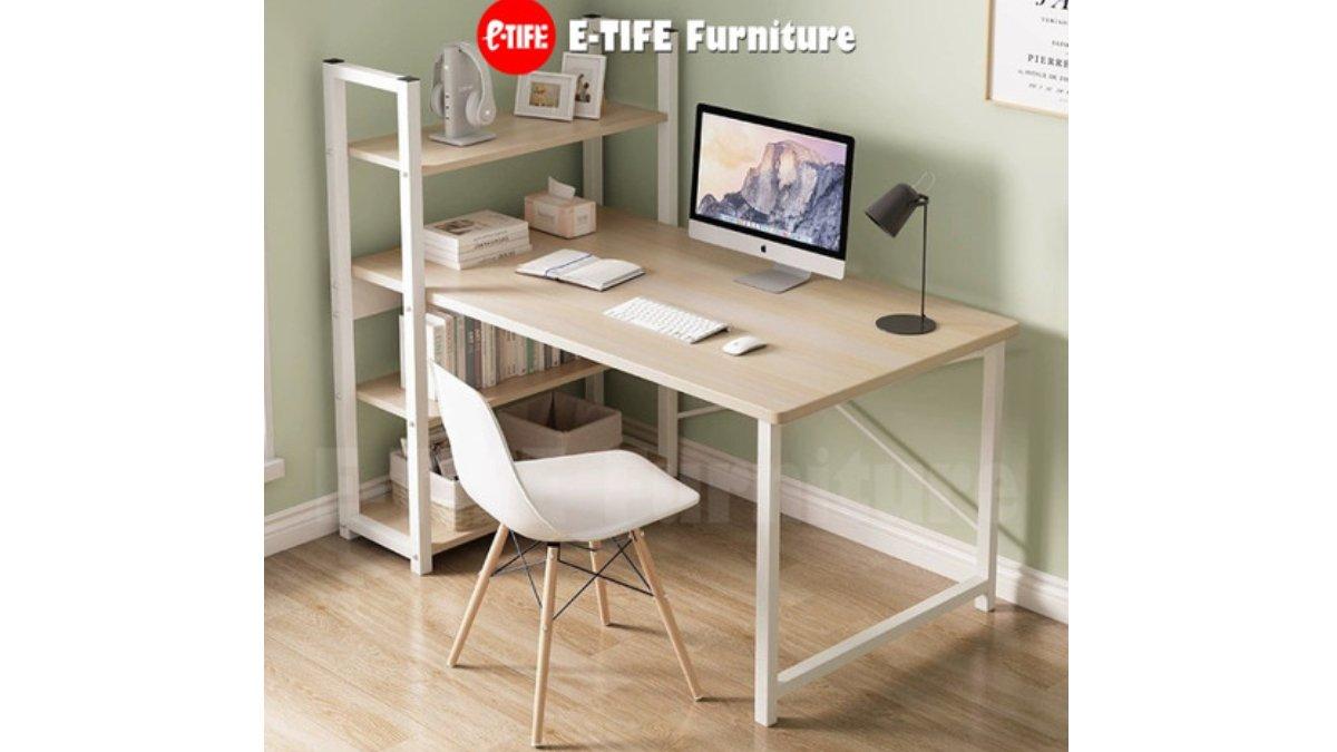 E-TIFE Meja Belajar Minimalis Meja Belajar