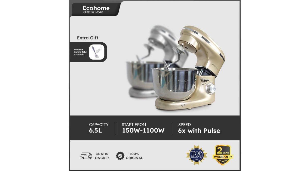 ECOHOME Stand Mixer Platinum Series ESM-999 dengan beragam pilihan warna.