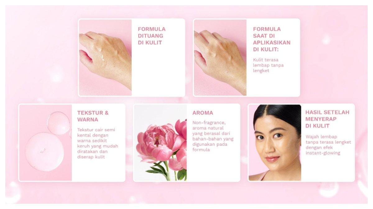 ELSHESKIN Calming Hydra Toner hadir dengan tekstur cair seringan air.
