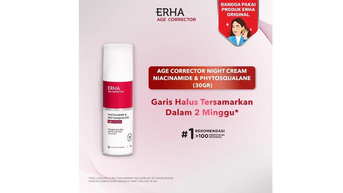 ERHA Age Corrector Niacinamide & Phytosqualane Night Cream