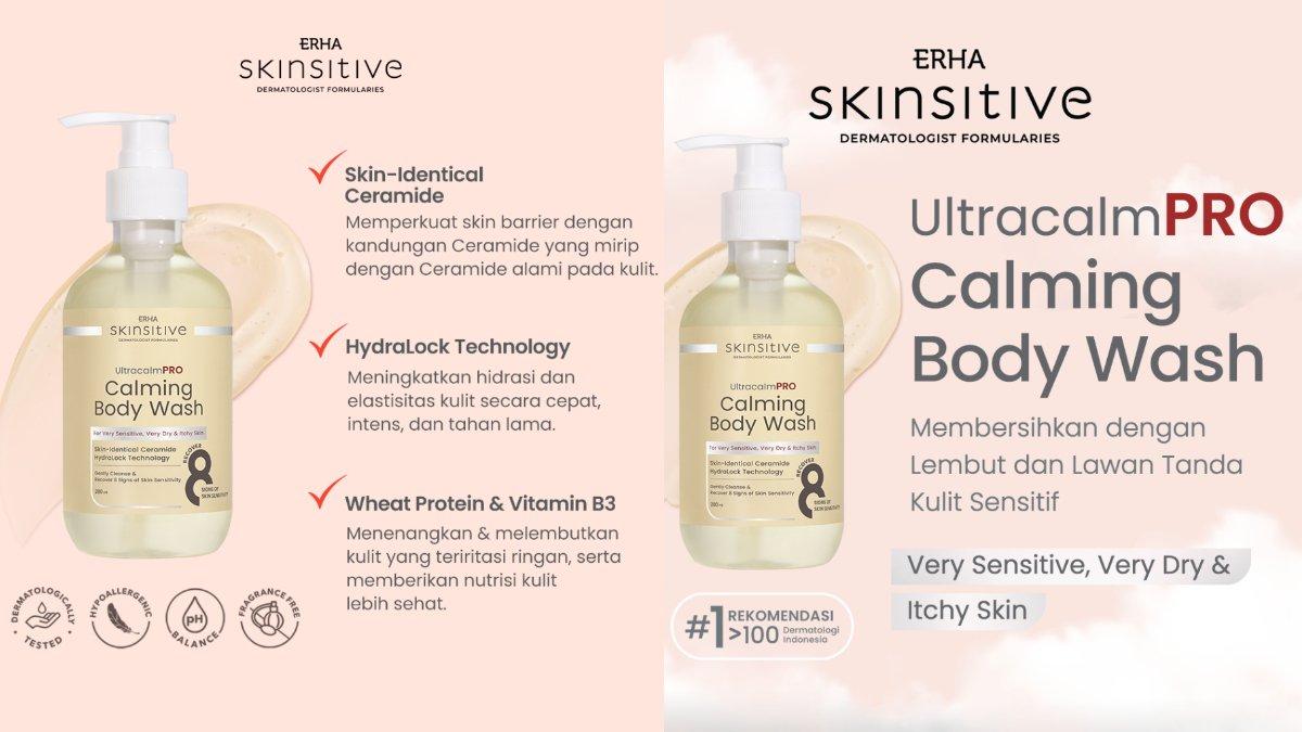 ERHA Skinsitive UltracalmPRO Calming Body Wash