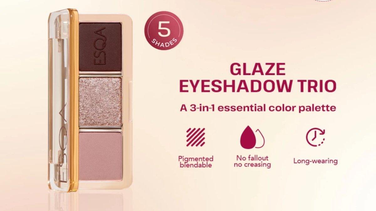 ESQA Glaze Eyeshadow Trio