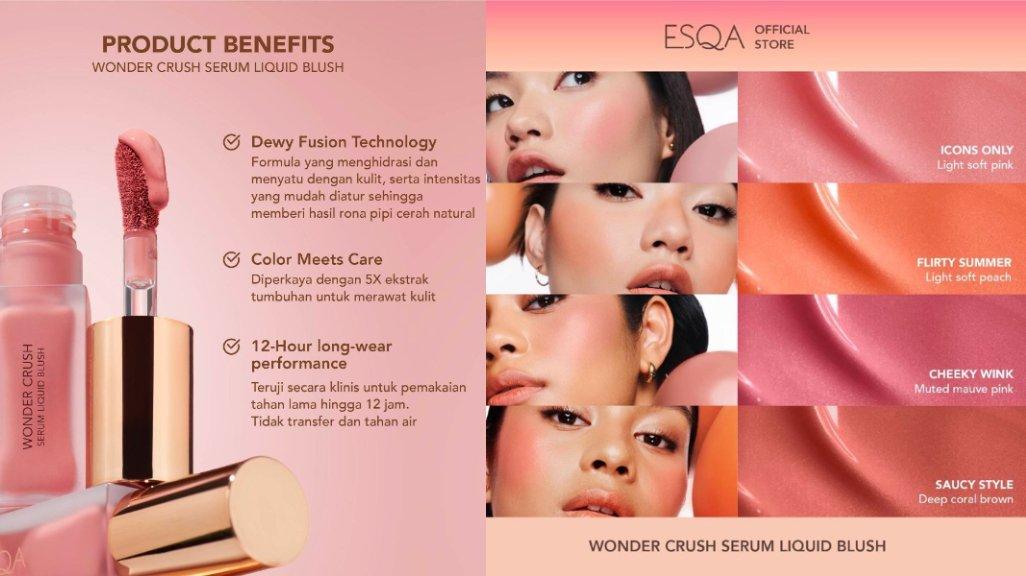 ESQA Wonder Crush Serum Liquid Blush On