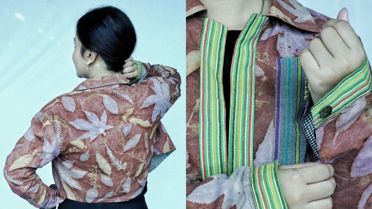 Salah Satu Produk Ecozie yang Melalui Proses Pembuatan Ecoprint dari Ecozie.