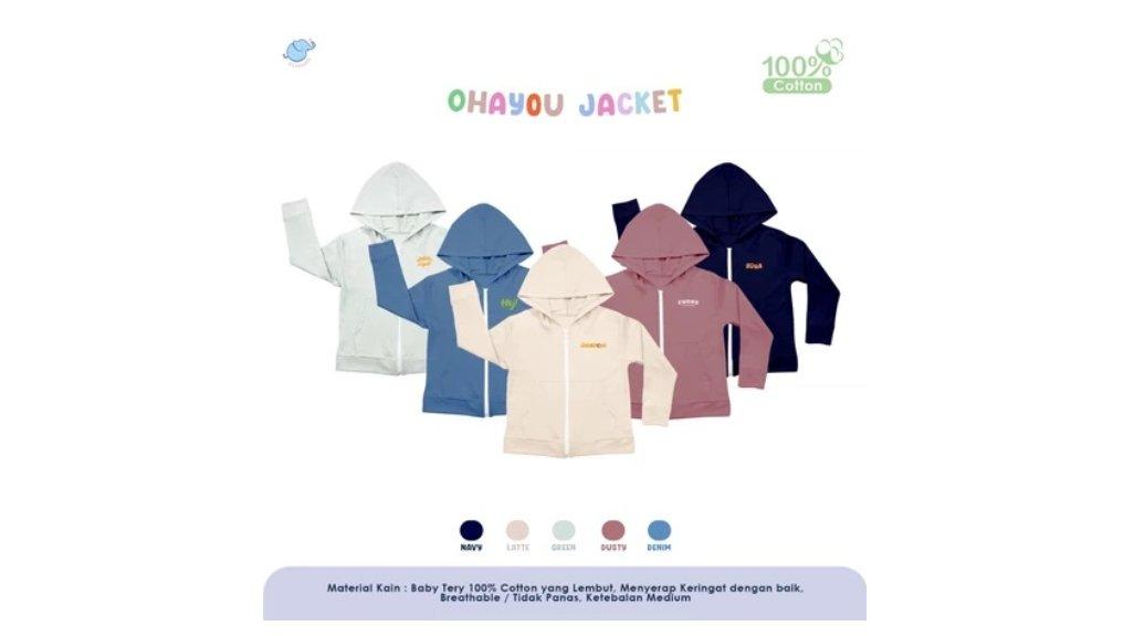 Elephas Ohayou Jacket - Jaket Hoodie Anak