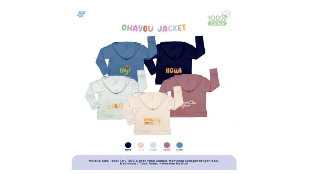 Elephas Ohayou Jacket - Jaket Hoodie Anak
