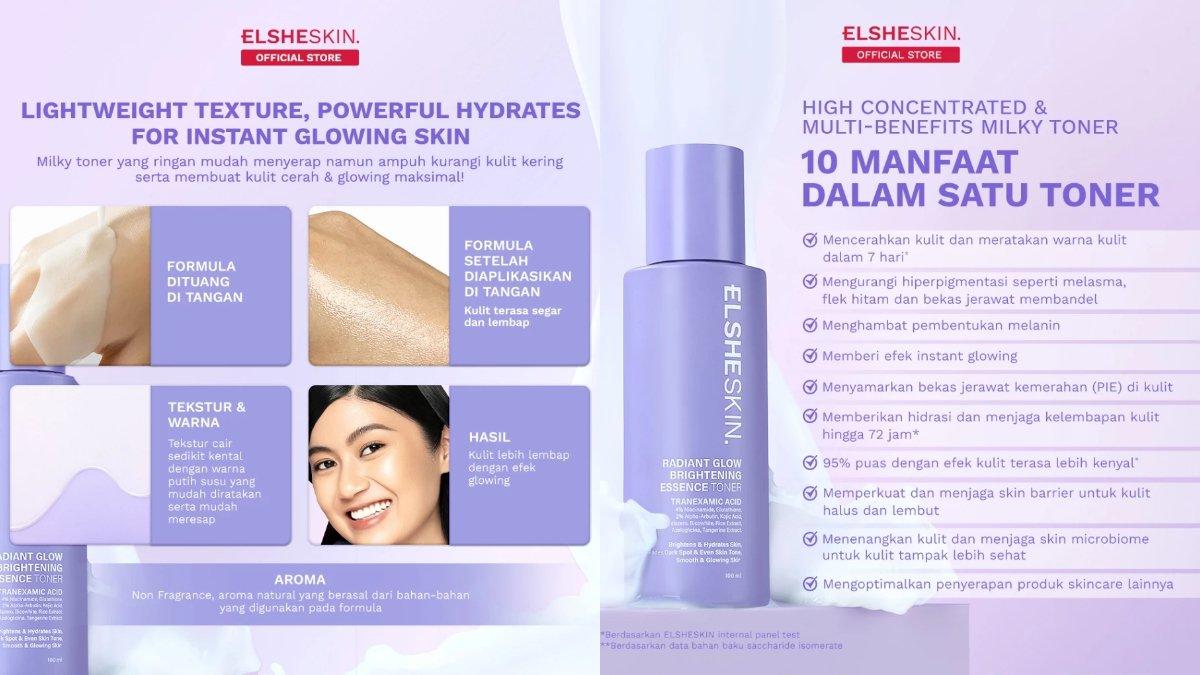 Elsheskin Radiant Glow Brightening Essence Toner