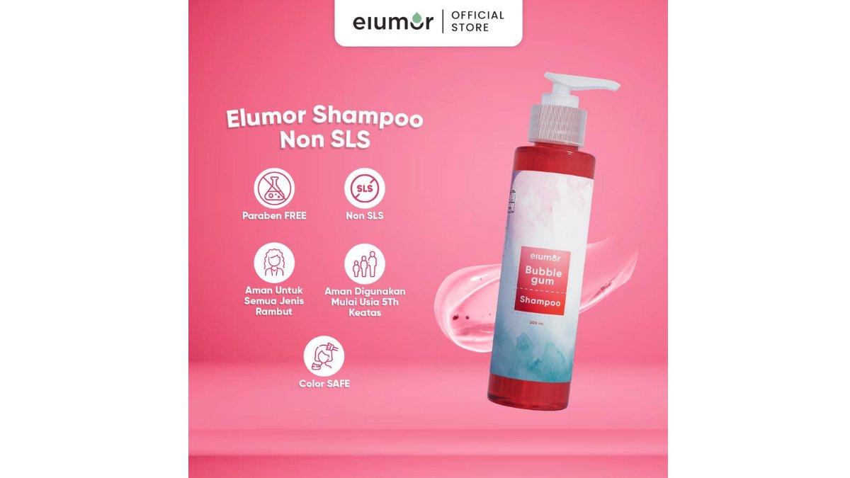 Elumor Shampoo Non SLS Bubblegum