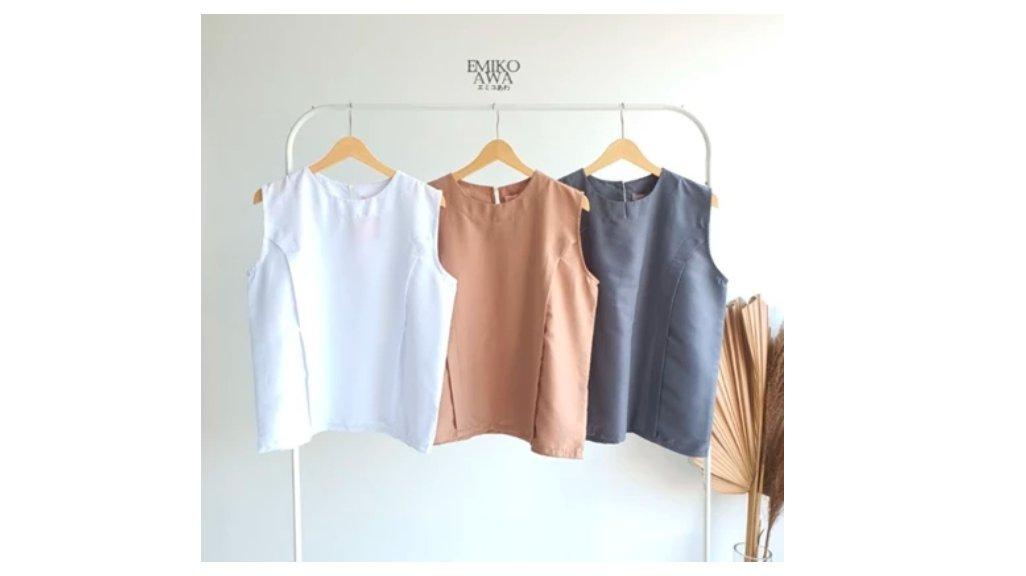 Emikoawa - Blouse Inner Sleveless Busui Friendly