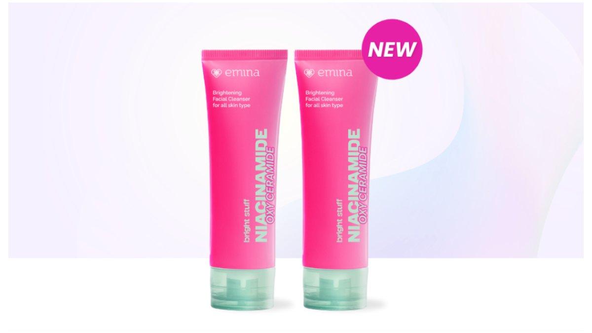 Emina Brightening Face Wash with Niacinamide & Oxy Ceramide