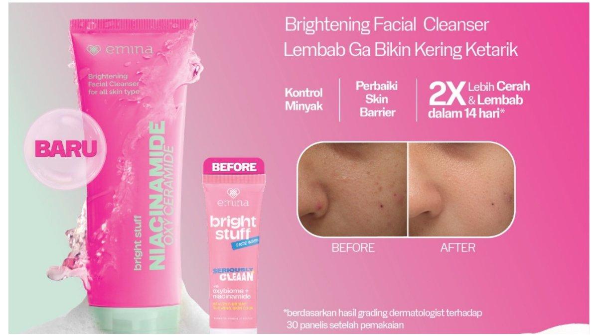 emina Niacinamide Oxy Ceramide Brightening Face Wash