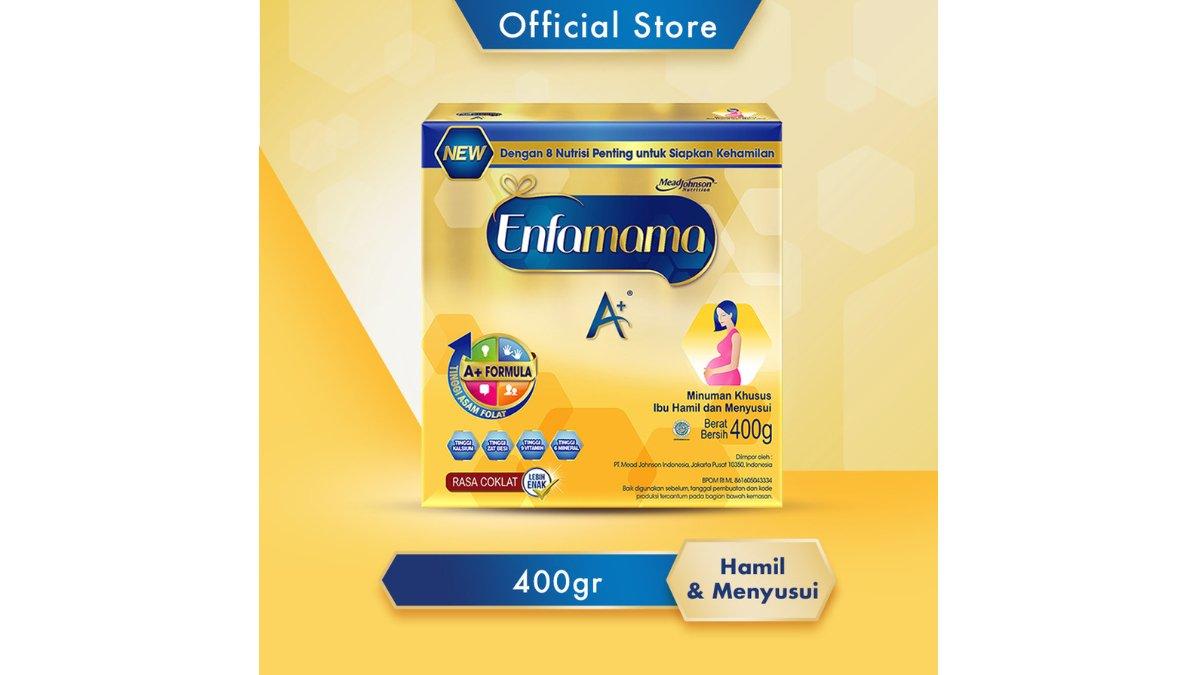 Enfamama A+ Susu Ibu Hamil dan Menyusui Cokelat 400gr