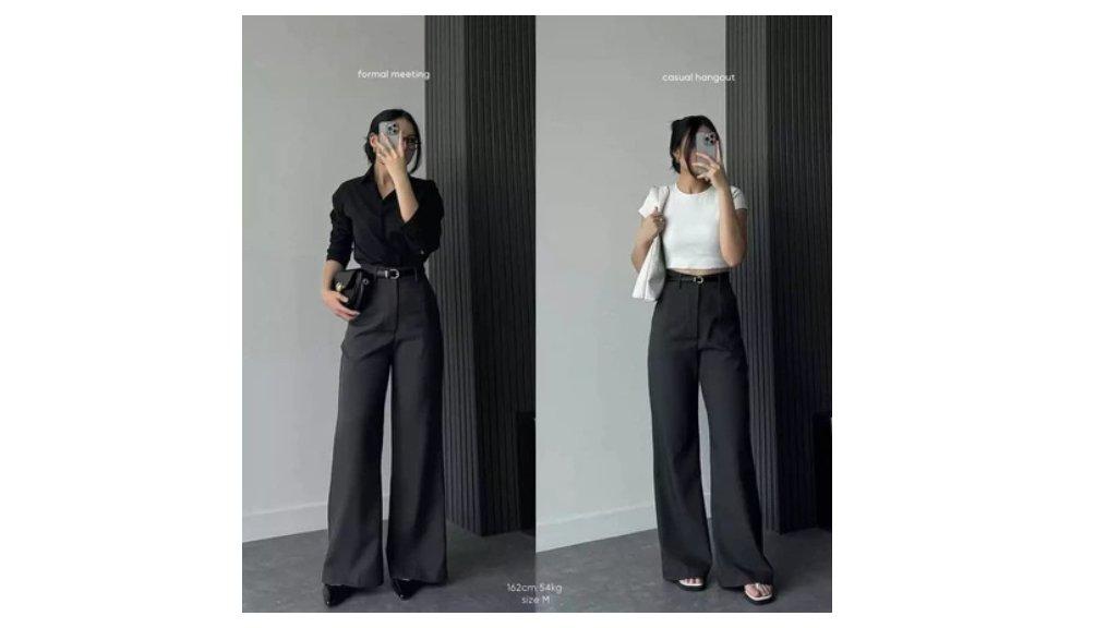 Etta Pants - Flare Pants - Highwaist Flare Pants - Highwaist Kulot Cutbray