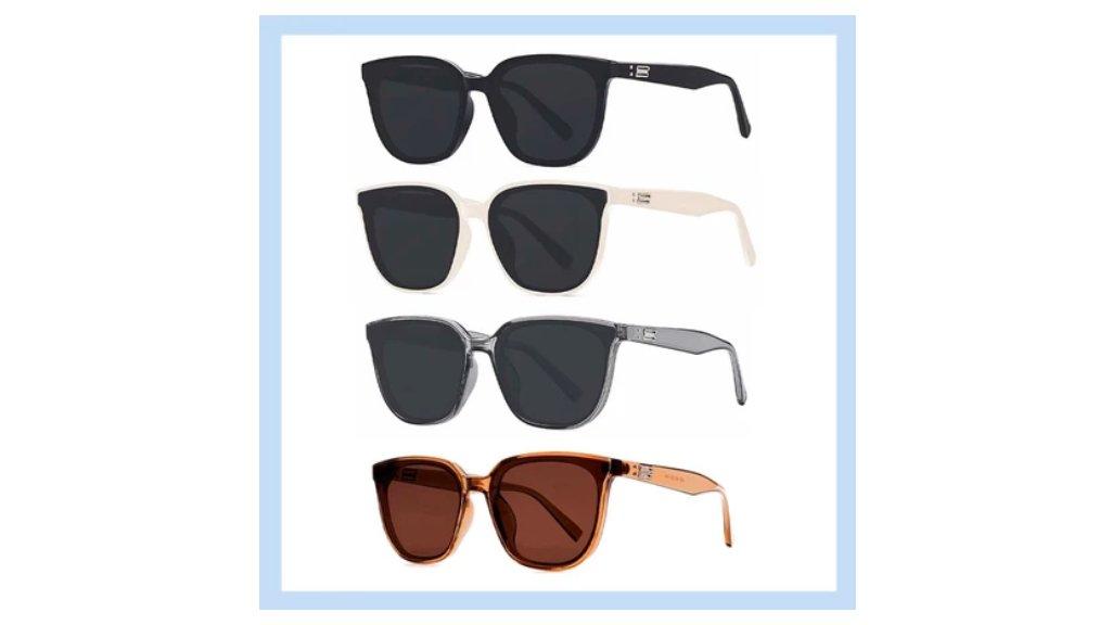 Eyekan Kacamata Hitam Anti Radiasi UV Protection Sunglasses Kotak Pria Wanita 928