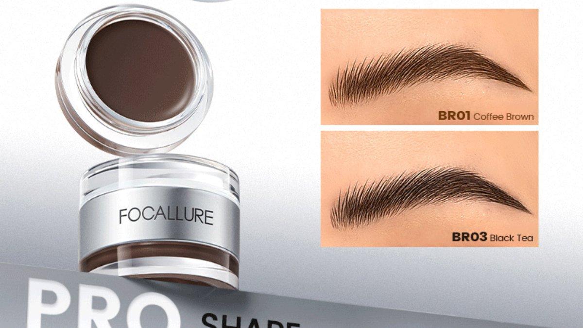 FOCALLURE 2-in-1 Eyebrow Cream & Setting Gel 3D Pro-shape
