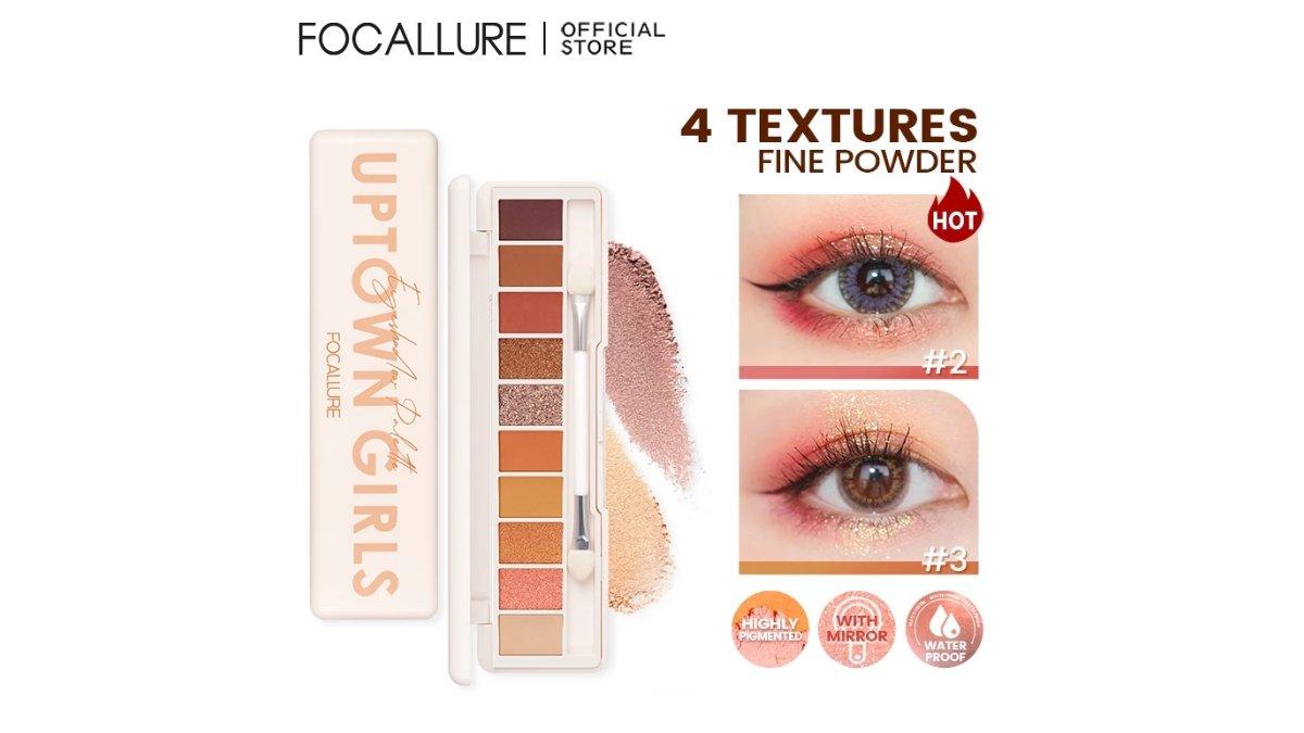FOCALLURE Glitter Pigment Eyeshadow palette