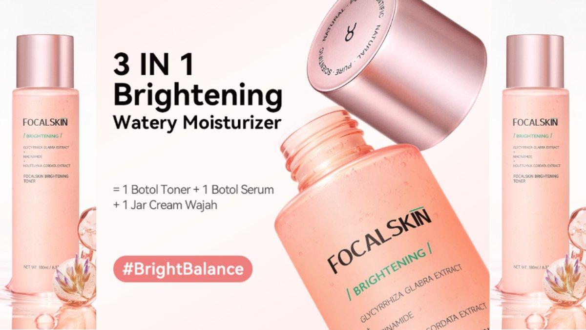 FOCALSKIN 3 IN 1 Brightening Watery Moisturizer