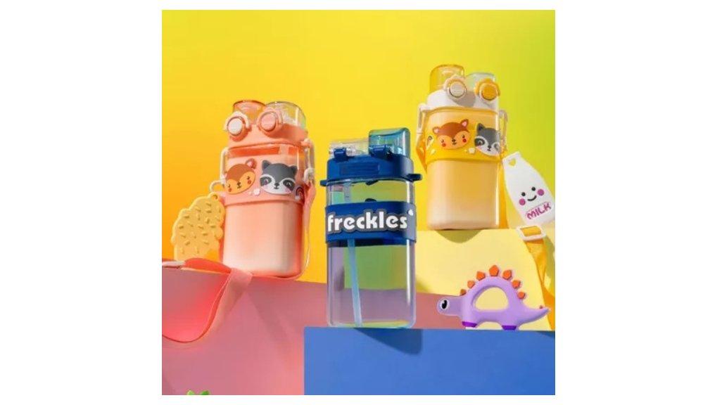 FRECKLES Kids Bottle - Botol Minum Anak Anti Tumpah Premium BPA Free
