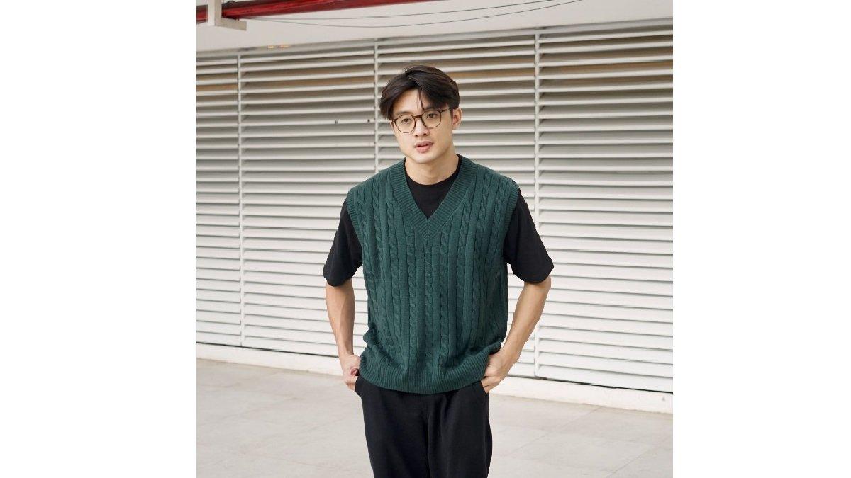 FUKUSTUDIO Kazu Knit Vest - Outer Rajut Unisex Premium