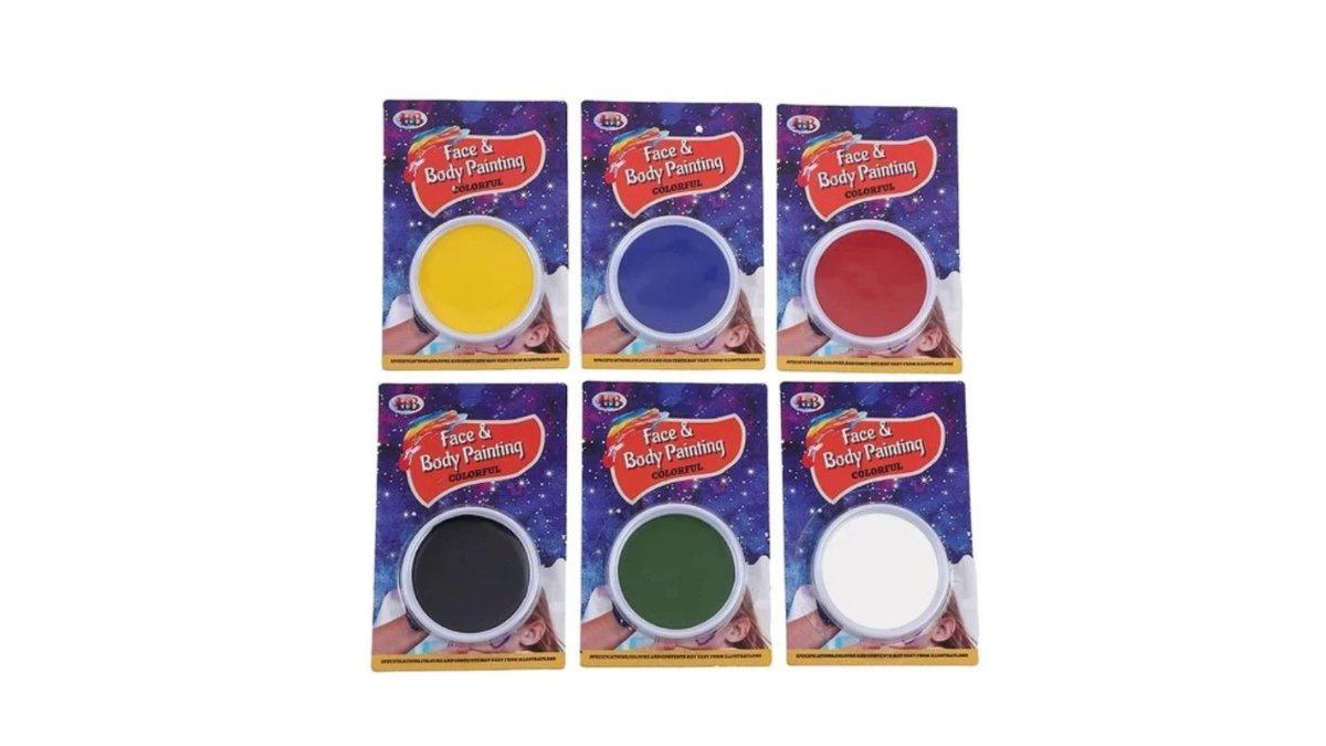 Face Body Art Painting Halloween Wheel Palette