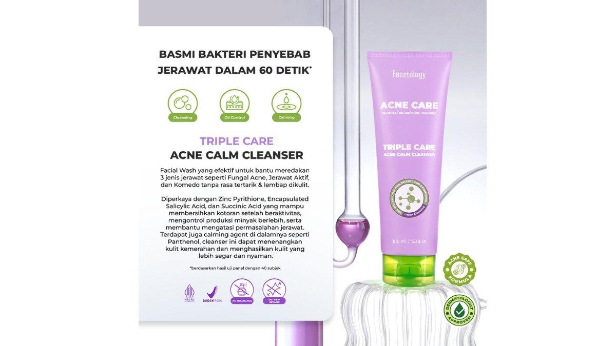 Facetology Triple Care Acne Calm Cleanser