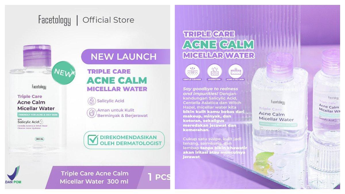 Facetology Triple Care Acne Calm Micellar Water 