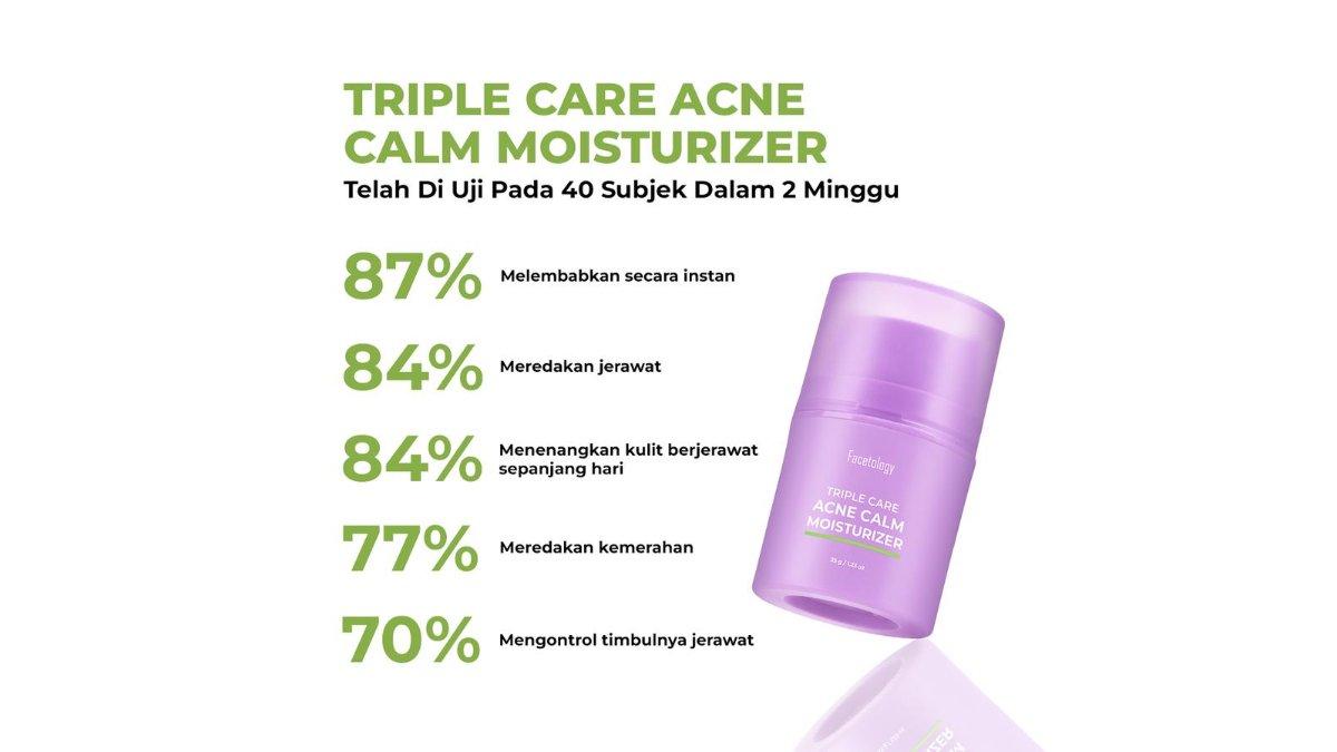 Facetology Triple Care Acne Calm Moisturizer