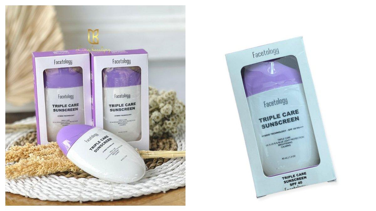 Facetology Triple Care Sunscreen