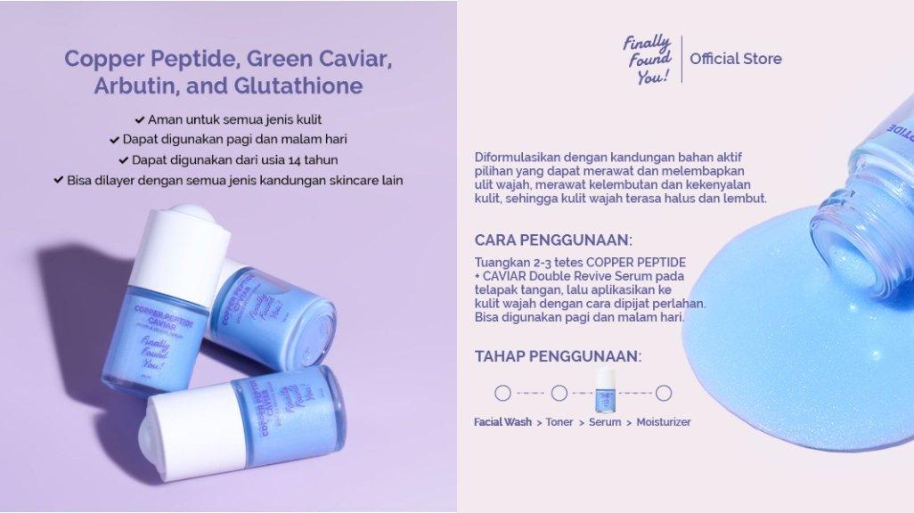Finally Found You! Copper Peptide + Caviar Revive Serum