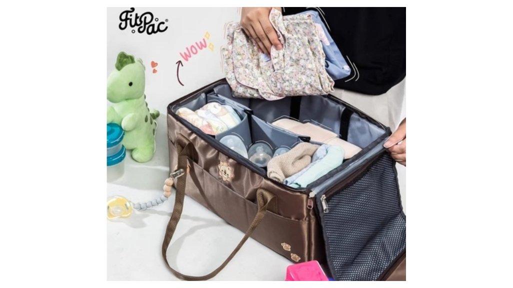 FitPac Diaper Bag / Tas Bayi / Caddy Bag XL