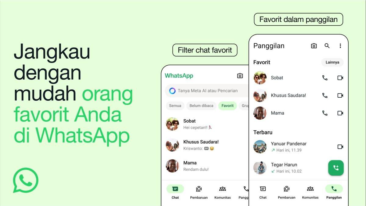 Ilustrasi fitur baru WhatsApp