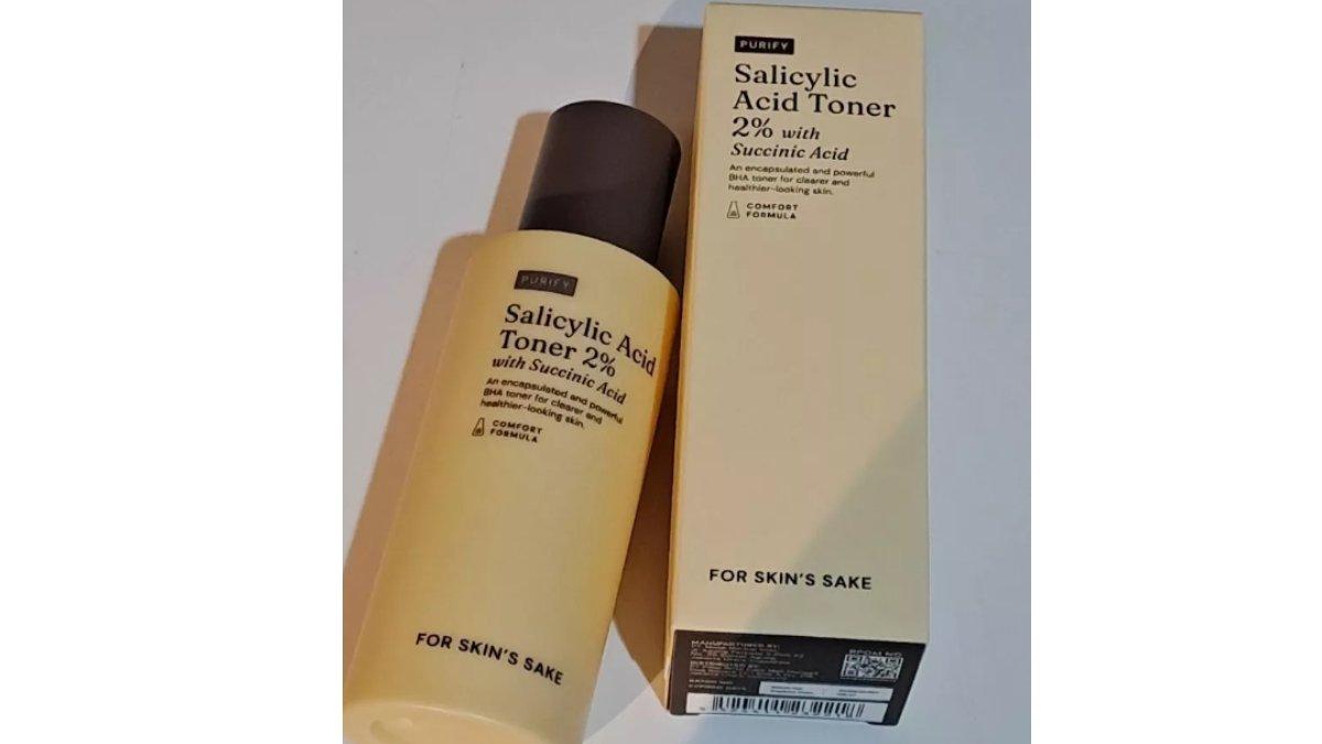 For Skin’s Sake FSS Salicylic Acid Toner 2 persen with Succinic Acid BHA Toner 