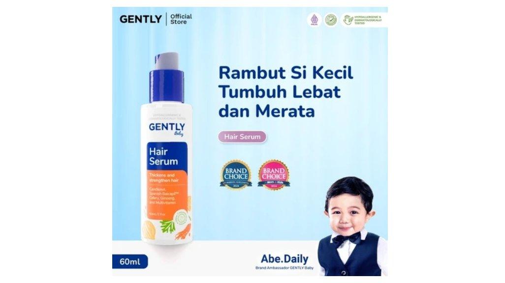 GENTLY Baby Hair Serum | Serum Penumbuh & Penyubur Rambut Bayi dan Anak