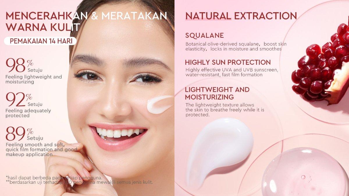 GLAD2GLOW Pomegranate Niacinamide Brightening Moisturizer