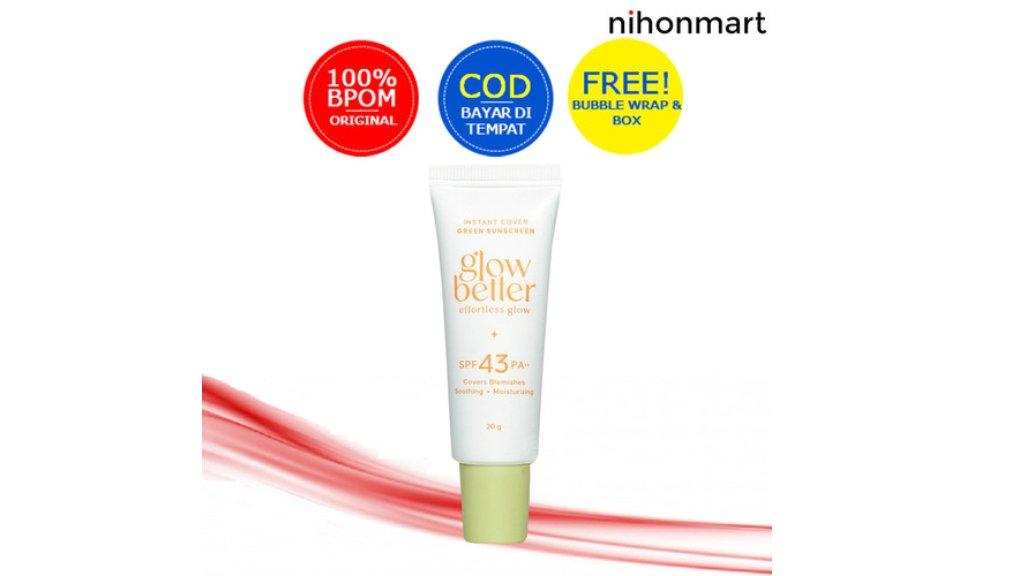 GLOW BETTER Effortless Glow Instant Cover Green Sunscreen