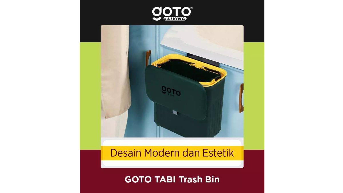 GOTO Tabi Tempat Tong Kotak Sampah Gantung Dapur Kamar Mandi
