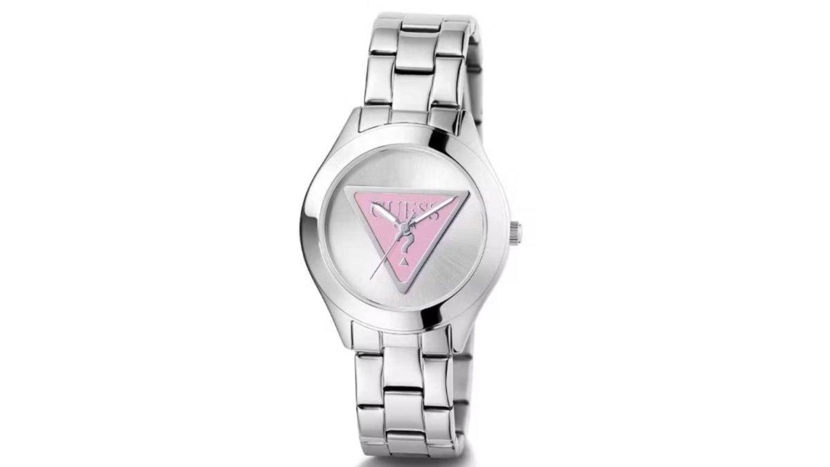 GUESS Ladies Watch TRI PLAQUE Silver Tone - GW0675L1