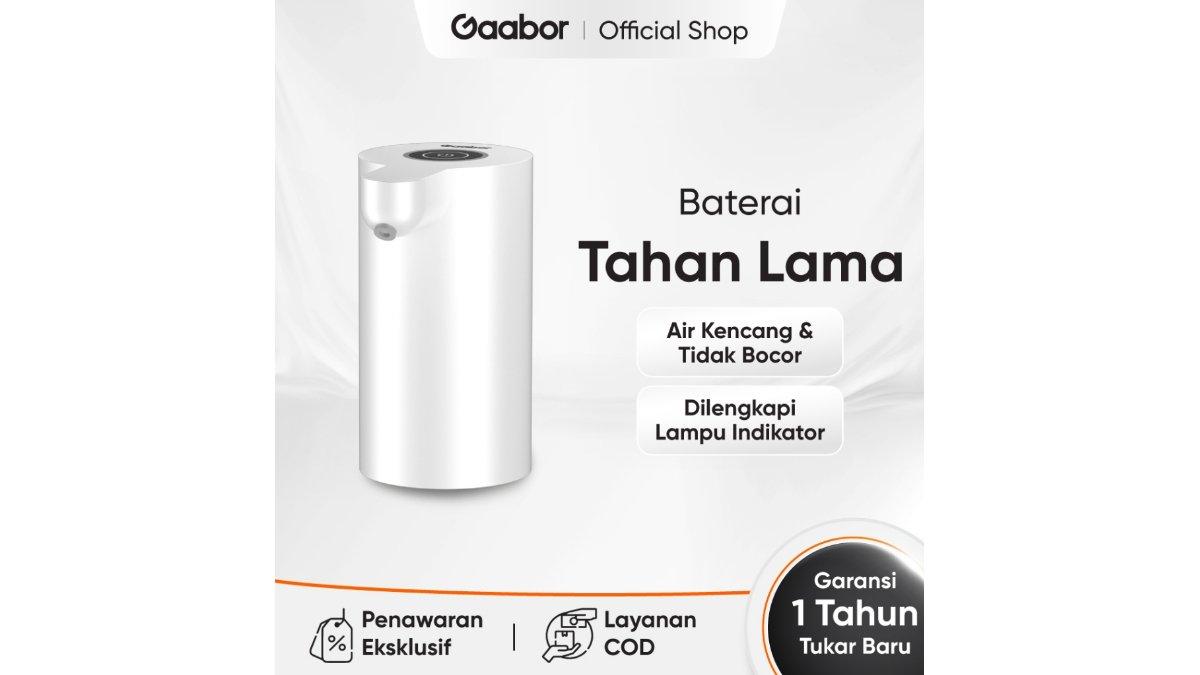 Gaabor Pompa Air Galon Elektrik Dispenser Air Minum Portable  GW-M01A