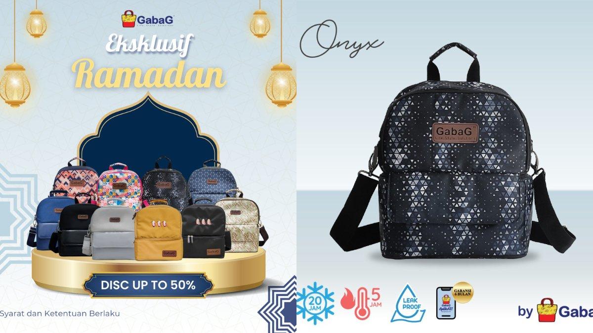 GabaG Tas Asi - Cooler Bag Backpack Sling Double Compartment 