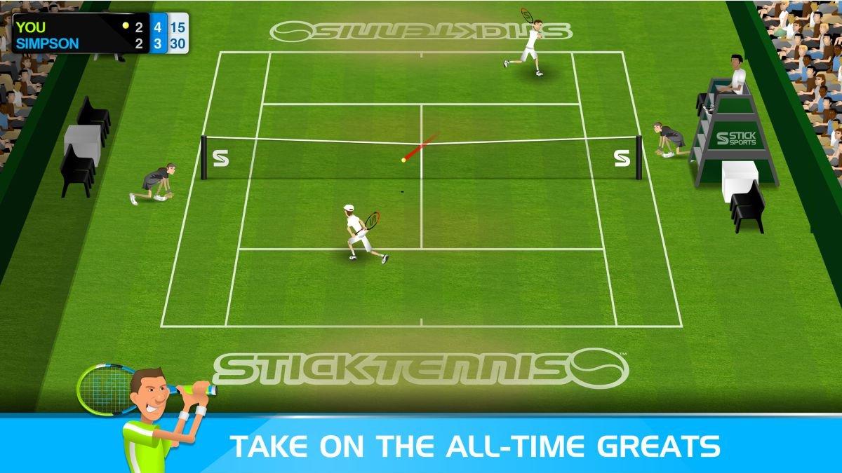 Gameplay Stick Tennis