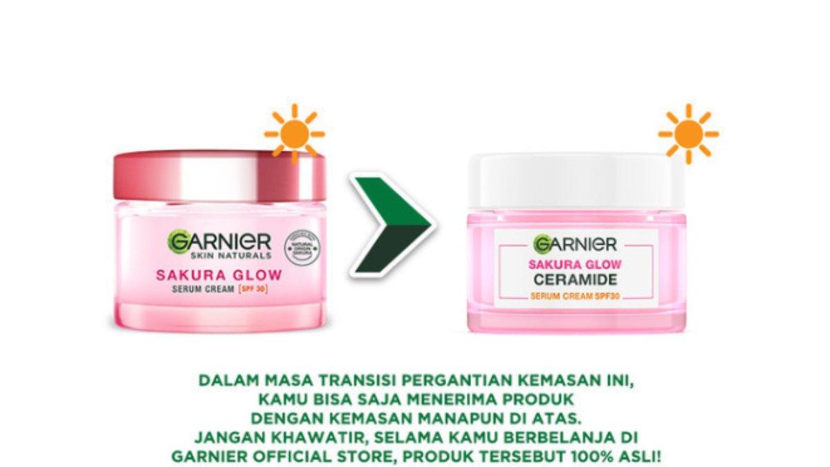 Garnier Sakura Glow Ceramide Day Cream