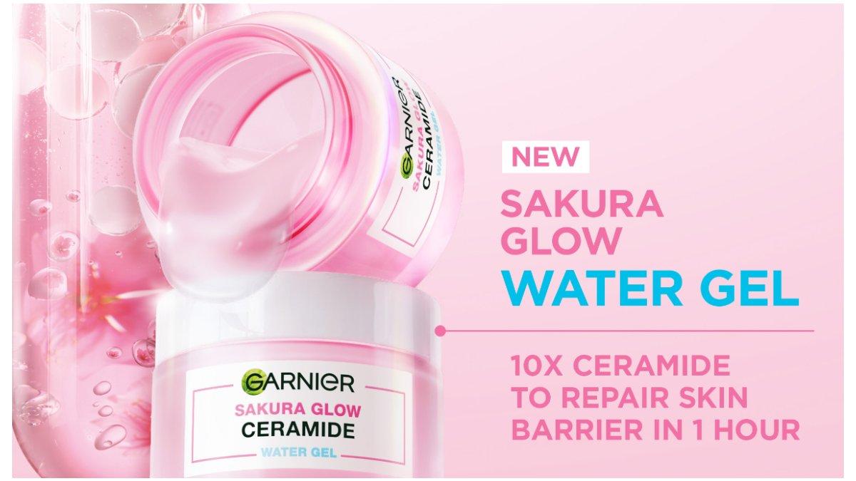 Garnier Sakura Glow Ceramide Water Gel Moisturizer