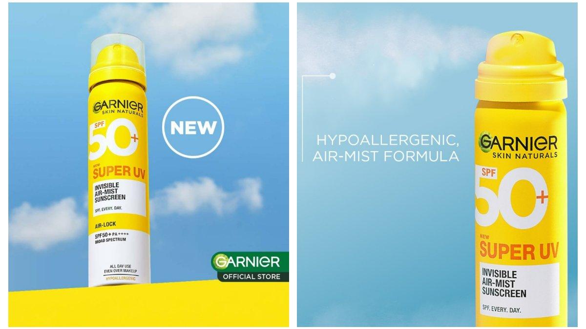 Garnier Super UV Invisible Air-Mist Sunscreen SPF50+ PA++++ 