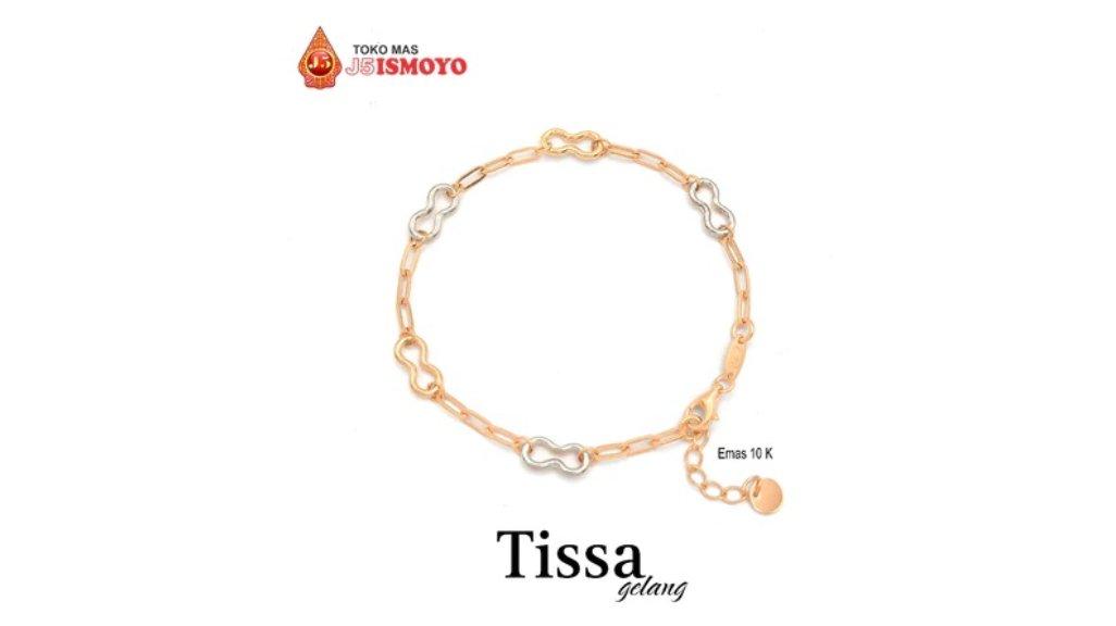 Gelang Emas Mas Asli Model Rantai Tissa J5 Ismoyo