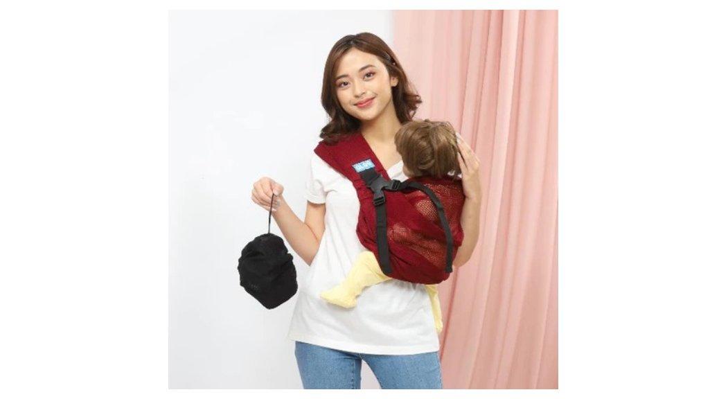 Gendongan Bayi - GLOO Gendongan Geos Jaring Gendongan Samping Untuk Anak Newborn