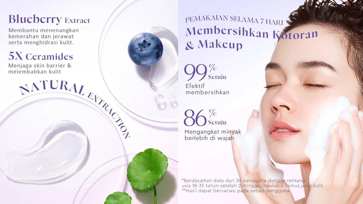 Glad2Glow Blueberry Ceramide Low pH Gel Cleanser